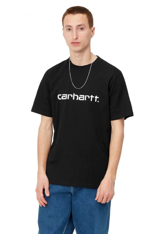 Carhartt Script T-Shirt, Black & White