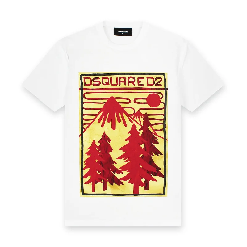 DSQUARED2 - Mountain Cool T-Shirt in White