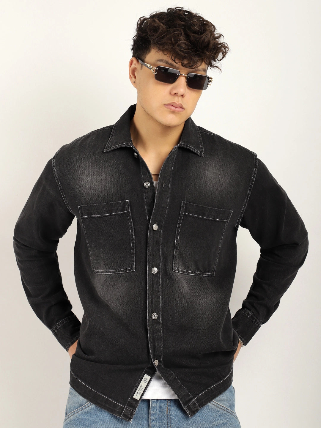 Heritage Hues Charcoal Denim Shirt