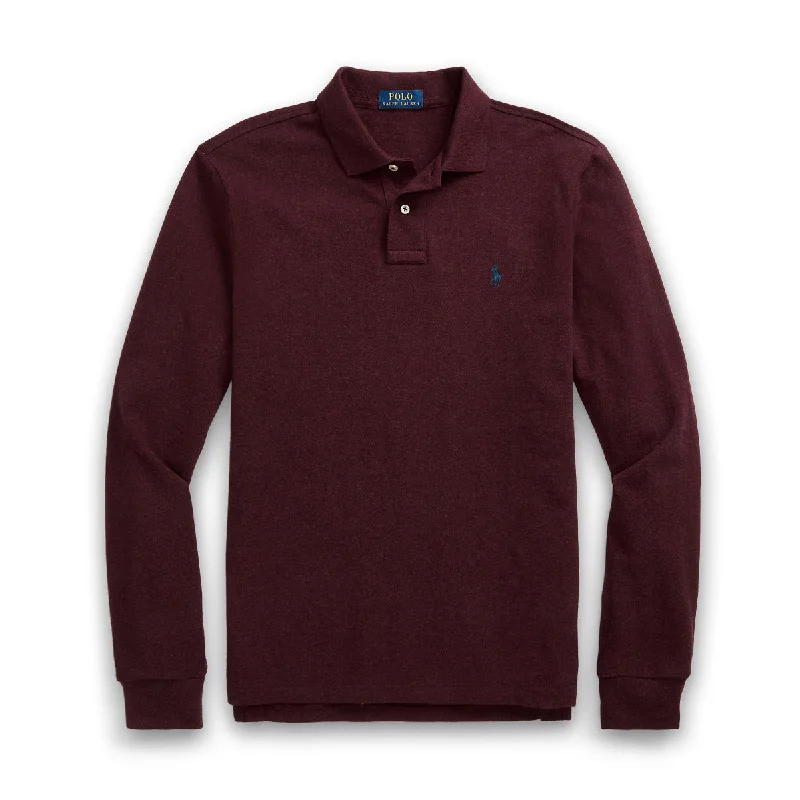 Polo Ralph Lauren - Long Sleeve Polo Shirt in Burgundy