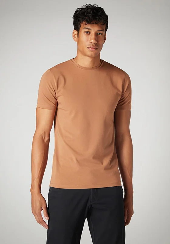 Remus Uomo Cotton T-Shirt, Tan